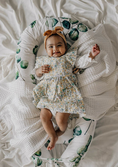 Organic Cotton Baby Nest - Silver Dollar