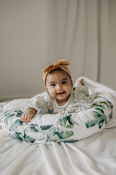 Organic Cotton Baby Nest - Silver Dollar