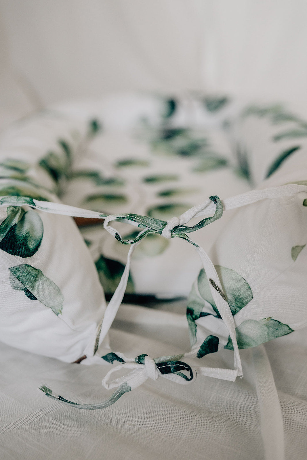 Organic Cotton Baby Nest - Silver Dollar