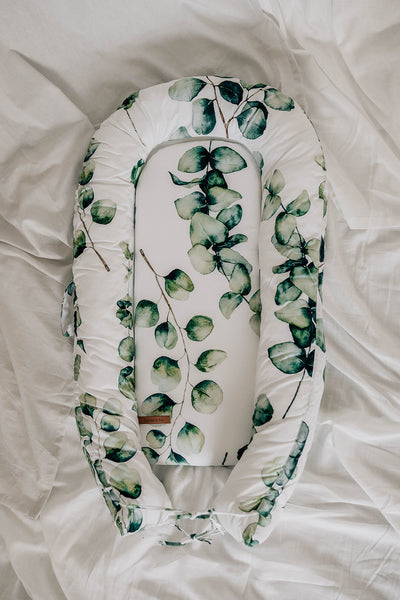 Organic Cotton Baby Nest - Silver Dollar