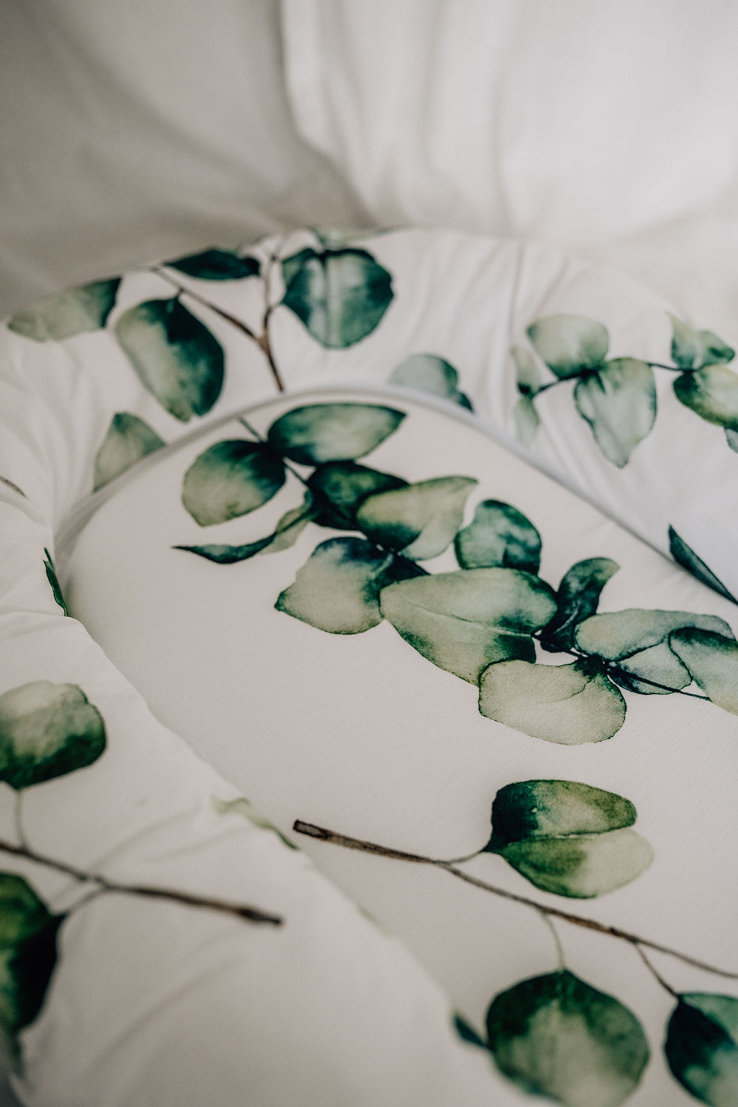 Organic Cotton Baby Nest - Silver Dollar