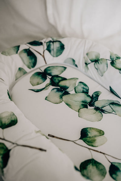 Organic Cotton Baby Nest - Silver Dollar