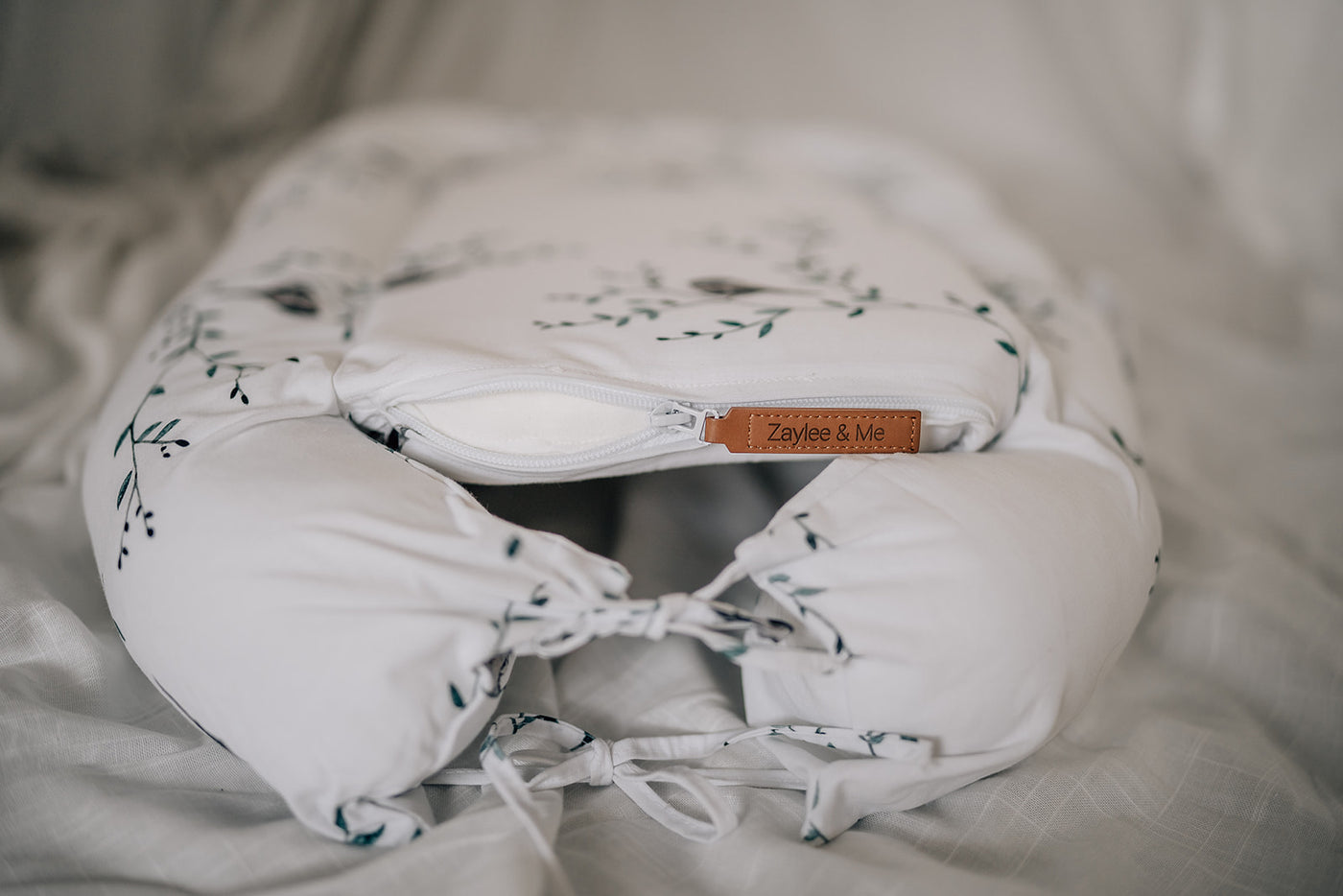 Organic Cotton Baby Nest - Wild Birds