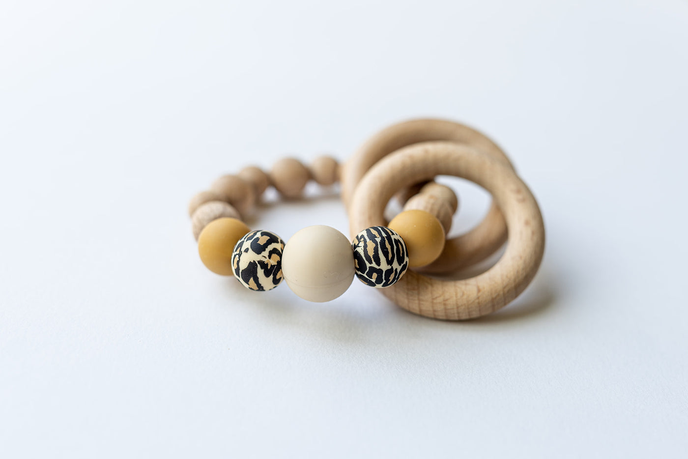 Beechwood Leopard Teether
