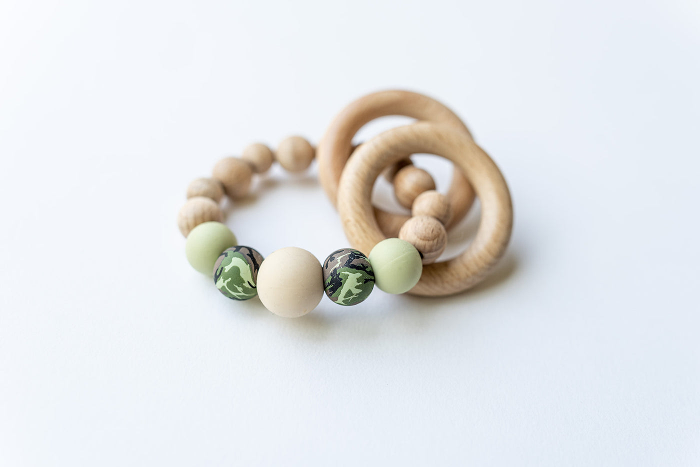 Beechwood Camo Teether