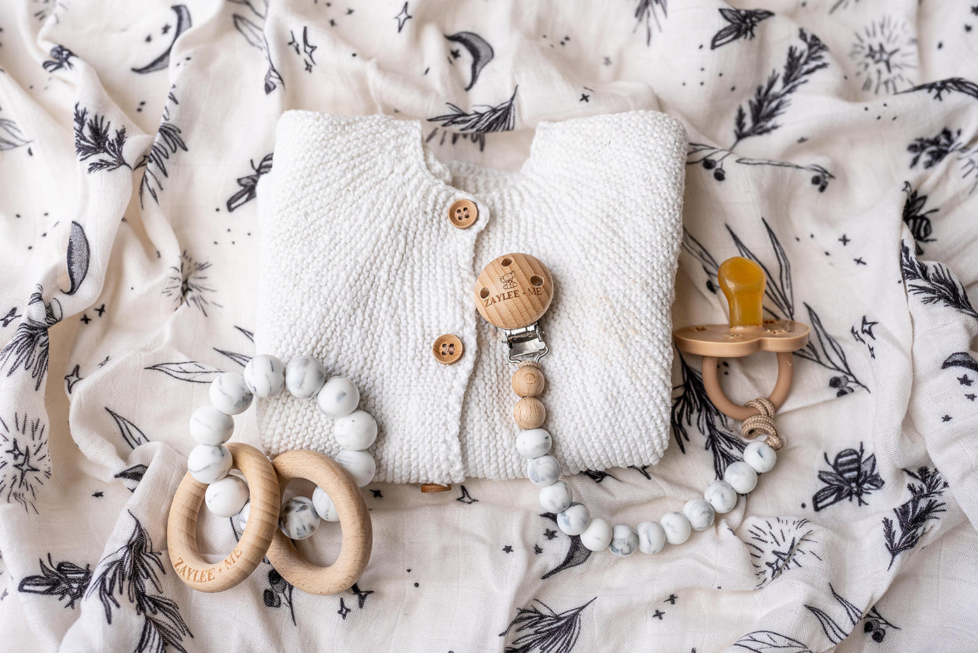 Marble Pacifier Chain