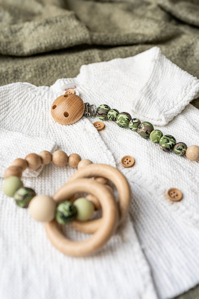 Beechwood Camo Teether