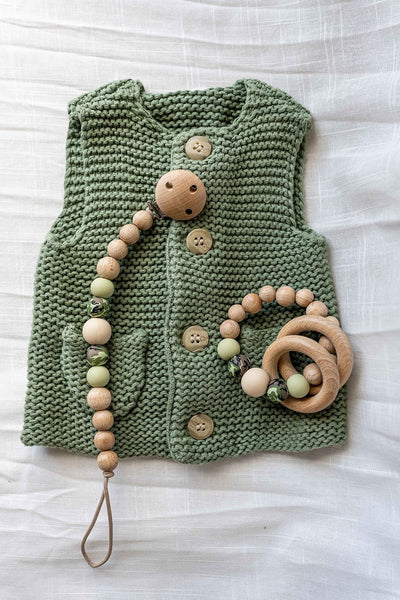 Beechwood Camo Pacifier Chain