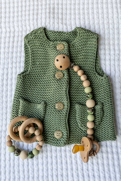 Beechwood Camo Pacifier Chain