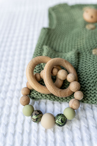 Beechwood Camo Teether
