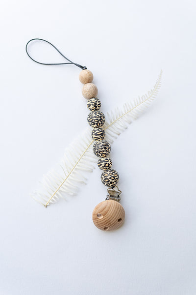 Silicone Leopard Pacifier Chain