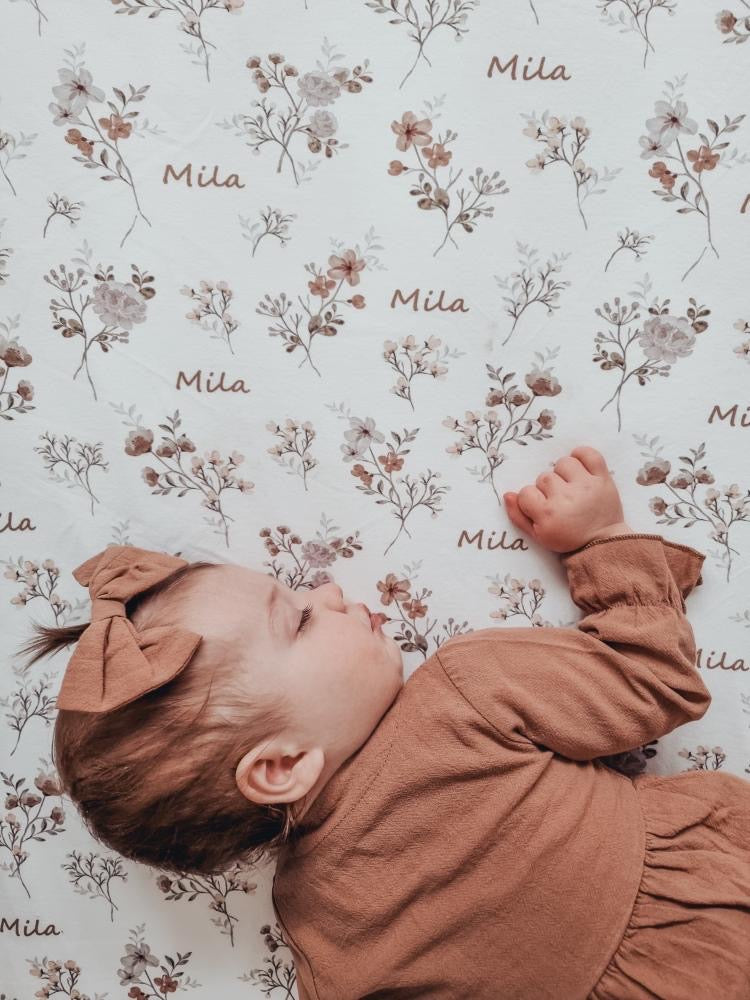 Floral Cot Sheet