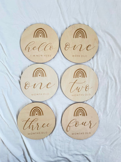 Milestone Set | 14 Pieces | My Rainbow Baby