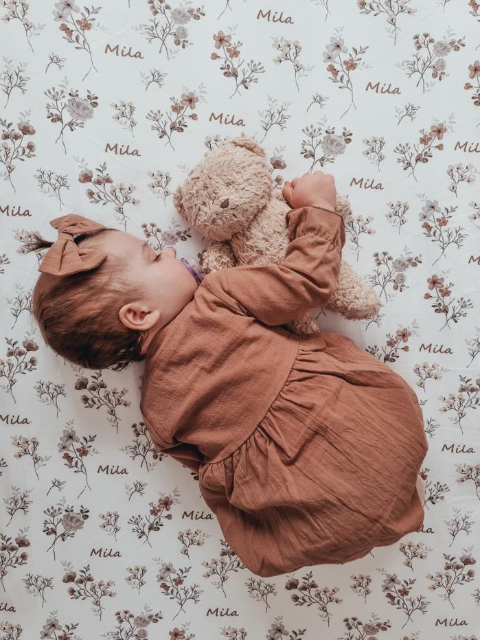 Floral Cot Sheet