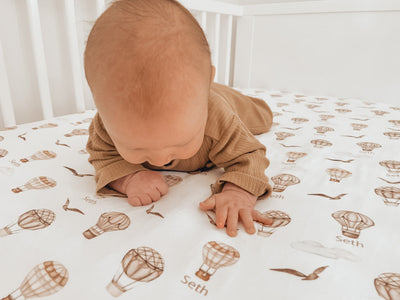 In The Sky Cot Sheet