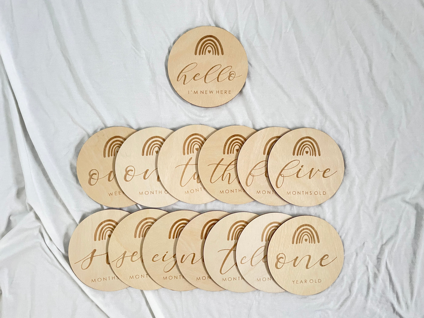 Milestone Set | 14 Pieces | My Rainbow Baby