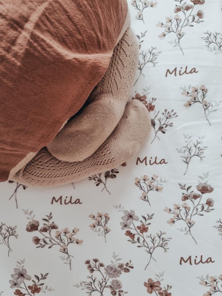 Floral Cot Sheet